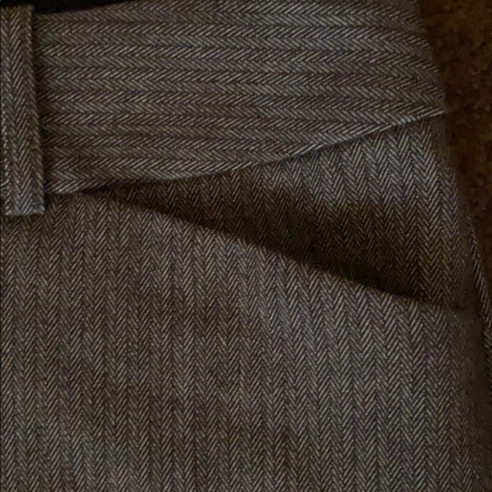 Express Herringbone Pinstriped Slacks. - image 5